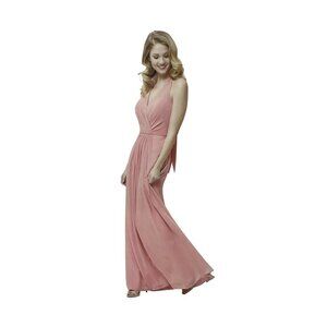 NWT Jasmine Rose Halter Chiffon 12 Floor Length Formal Gown